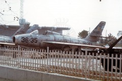 La coda 8-39 di un altro velivolo. Il timone che dovrebbe avere l’ultimo numero del serial 3, è di recupero. - Foto archivio IHAP