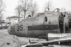 Il 36-35 al suo arrivo a castrette - Foto archivio IHAP