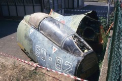 13.09.2000 Il velivolo smontato all'Istituto De Pinedo - Foto IHAP