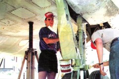 Lavori nel vano carrello