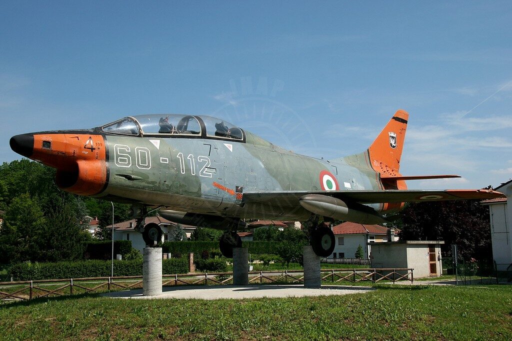 Aeritalia FIAT G 91T/1 MM 54412 a Monale (Asti)