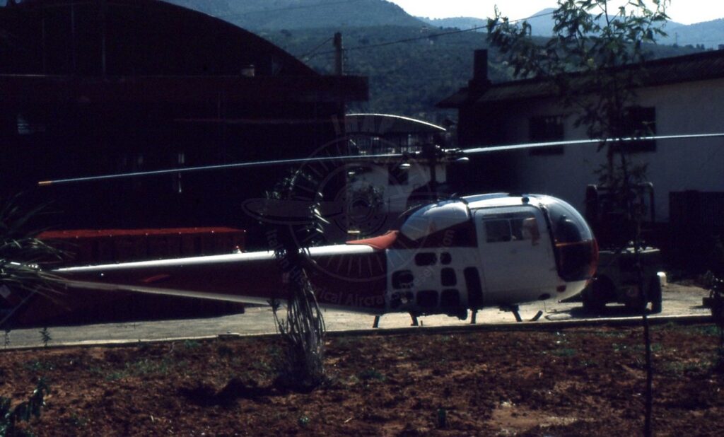 Agusta Bell AB 47J radiato a Sora ex MM 80230