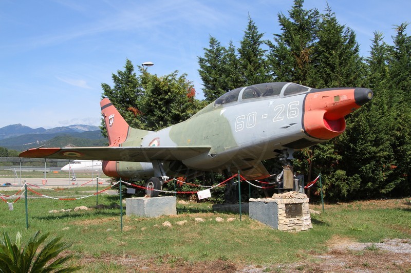 FIAT G 91T-1 MM 6326 fotografato a Villanova d'Albenga