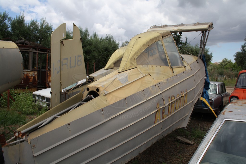 Grumman G-164 AgCat a Roma presso il Ristorante da Zì Pietro