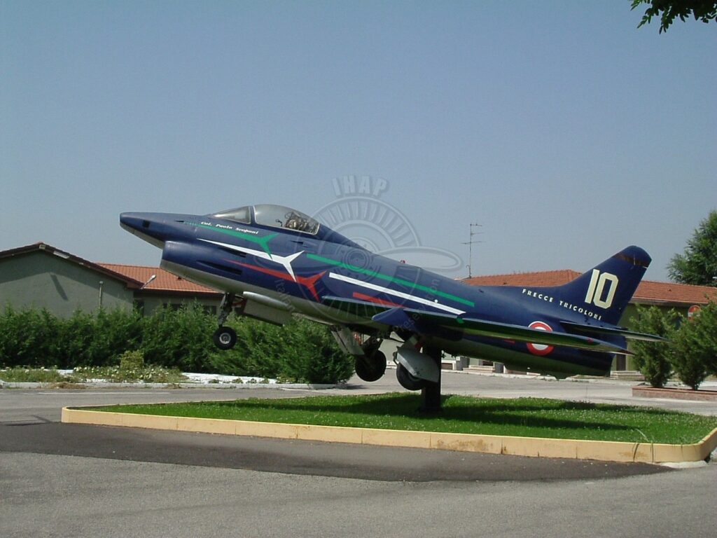 FIAT G 91R-1B una volta a Bovolone ed oggi a Volandia