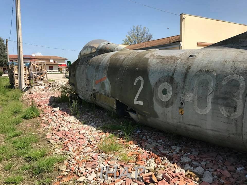 FIAT G 91R1/B a Loreggiola vicino Padova